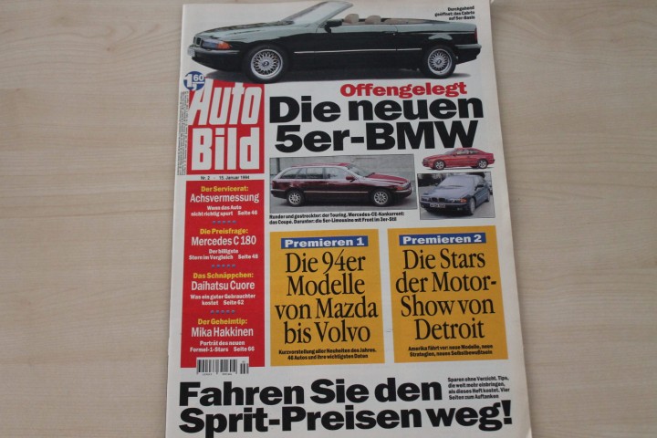 Deckblatt Auto Bild (02/1994)